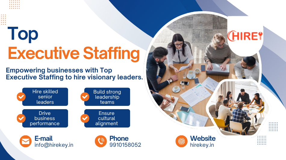 Top Executive Staffing in Pune, Delhi NCR, Bangalore, India